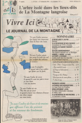 Télécharger le journal Vivre-Ici Télécharger le journal Vivre-Ici